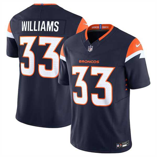 Men's Denver Broncos #33 Javonte Williams Navy 2024 F.U.S.E. Alternate Vapor Limited Football Stitched Jersey Dzhi,We sell and wholesale Men's Denver Broncos #33 Javonte Williams Navy 2024 F.U.S.E. Alternate Vapor Limited Football Stitched Jersey Dzhi on line form chian!